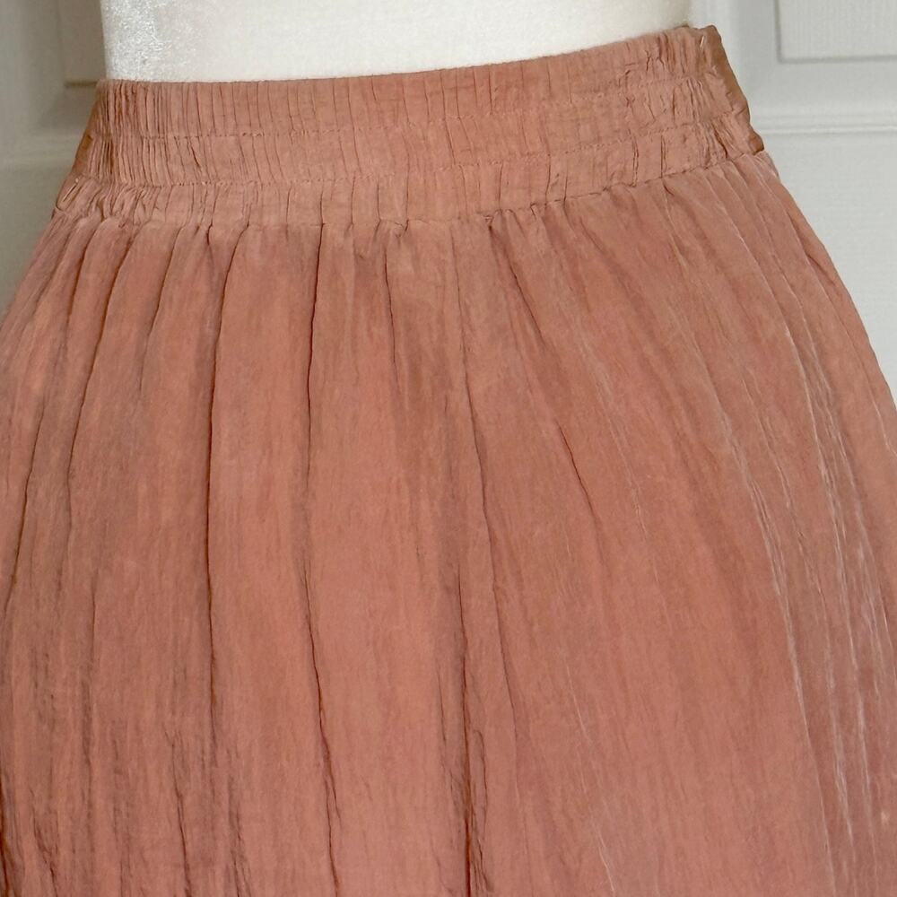 HOUSE OF HARLOW 1960 Women’s Sm Hi-Rise Crinkled Texture Wide Leg Palazzo Pants - Picture 3 of 7